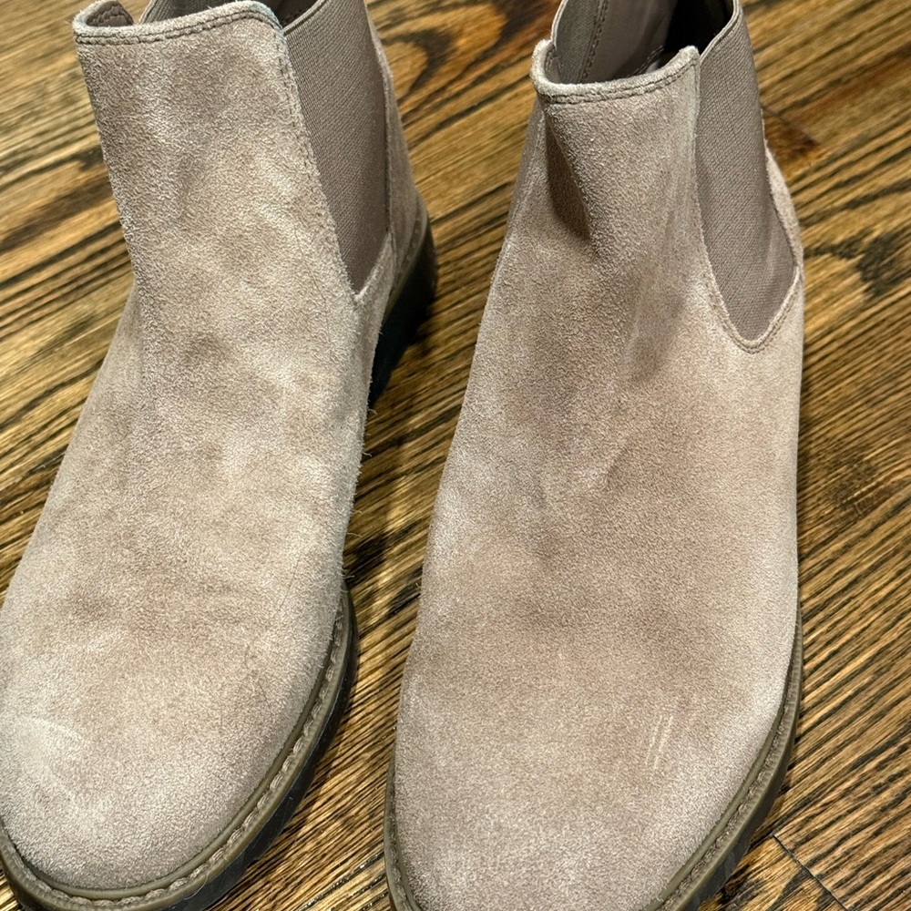 Franco Sarto Tan Ankle Boots